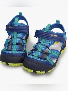 Water-friendly & Quick-drying Kids Blue and Teal Outdoor Active Sandals